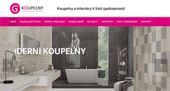 Desktop Screenshot of g-koupelny.cz